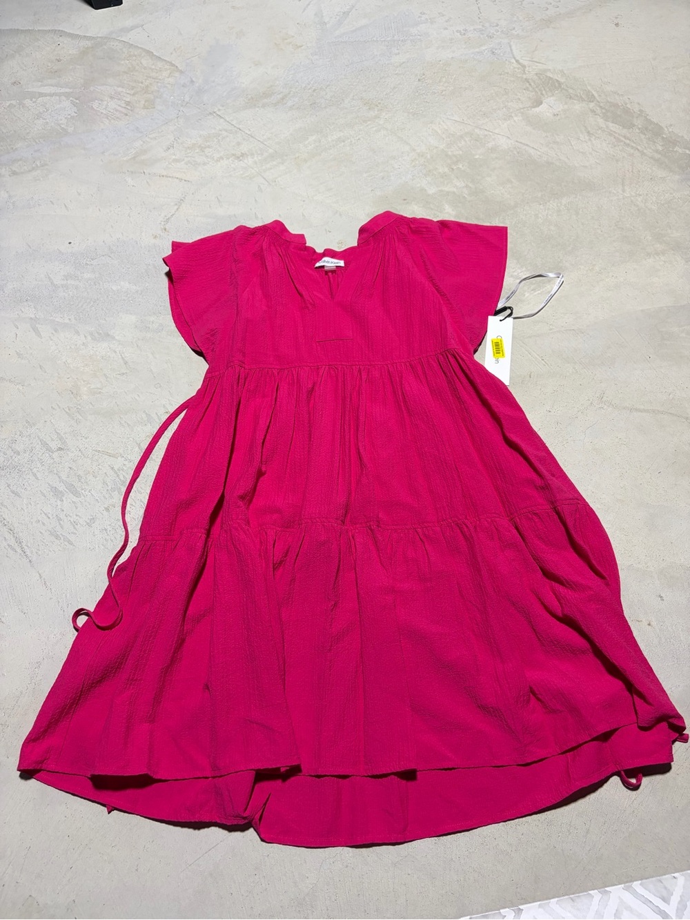 Calvin Klein NWT tiered a-line Dress 4